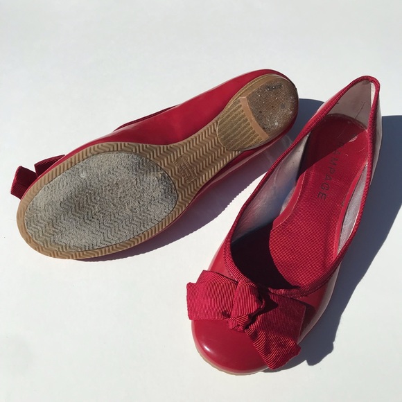 Rampage “Princess 2” Faux Patent Bow Ballet Flat - Picture 4 of 6